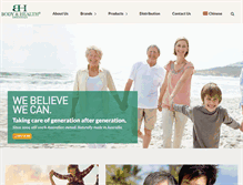 Tablet Screenshot of bodyandhealth.com.au